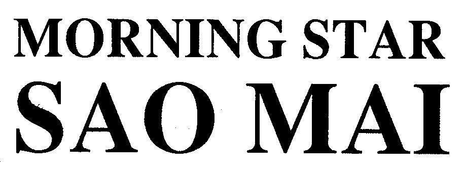 Mẫu nhãn hiệu MORNING STAR SAO MAI