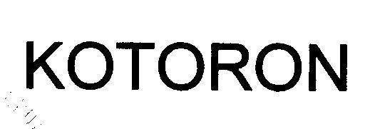 Mẫu nhãn hiệu KOTORON