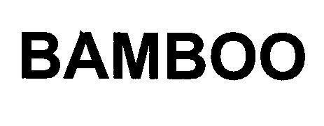 Mẫu nhãn hiệu BAMBOO