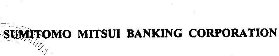 Mẫu nhãn hiệu SUMITOMO MITSUI BANKING CORPORATION