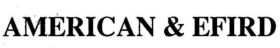 Mẫu nhãn hiệu AMERICAN & EFIRD