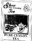 Mẫu nhãn hiệu SHERE THE WINNING TEA Q THE WORLD LEADER PURE CEYLON TEA