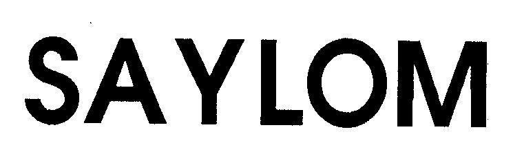 Mẫu nhãn hiệu SAYLOM
