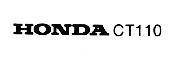 Mẫu nhãn hiệu HONDA CT110