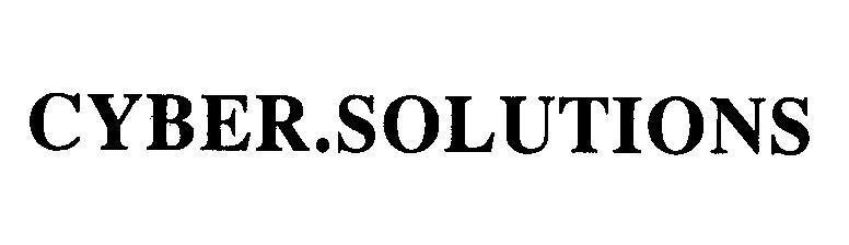 Mẫu nhãn hiệu CYBER.SOLUTIONS