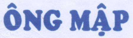 Mẫu nhãn hiệu ÔNG MậP