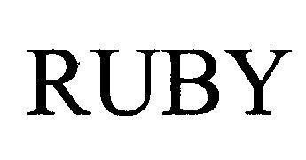 Mẫu nhãn hiệu RUBY