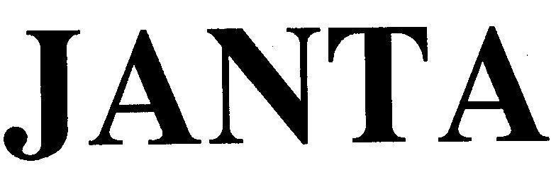 Mẫu nhãn hiệu JANTA
