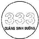 Mẫu nhãn hiệu 333 Quảng Sinh Đường