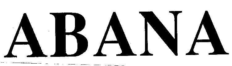 Mẫu nhãn hiệu ABANA