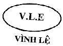 Mẫu nhãn hiệu V.L.E Vình Lệ