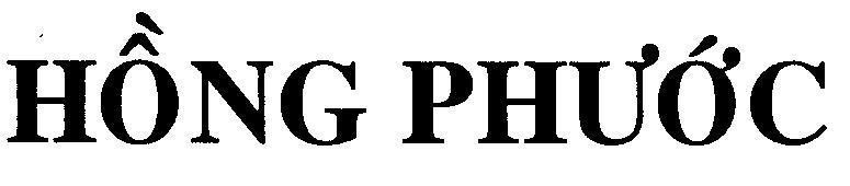 Mẫu nhãn hiệu HồNG PHƯớC