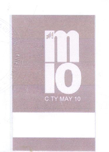 Mẫu nhãn hiệu m 10 C.TY MAY 10