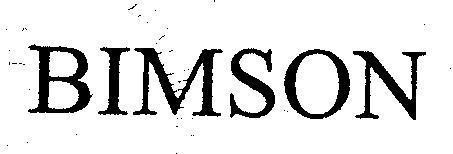 Mẫu nhãn hiệu BIMSON