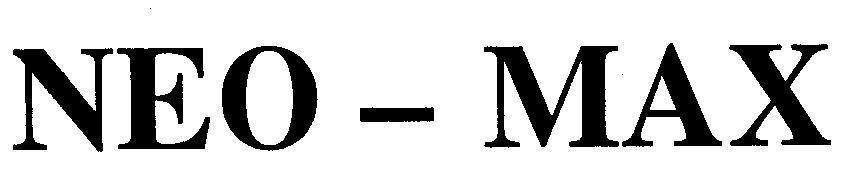 Mẫu nhãn hiệu NEO-MAX