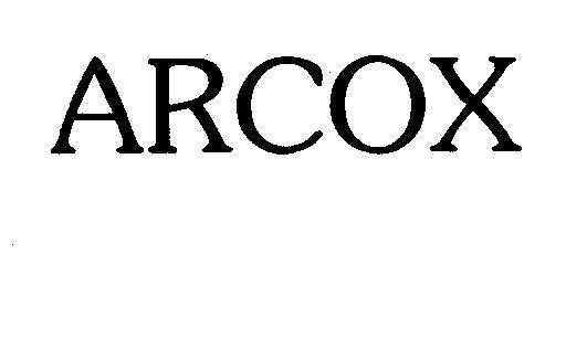 Mẫu nhãn hiệu ARCOX