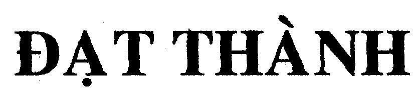 Mẫu nhãn hiệu ĐạT THàNH