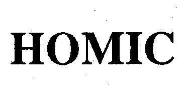Mẫu nhãn hiệu HOMIC