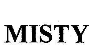 Mẫu nhãn hiệu MISTY