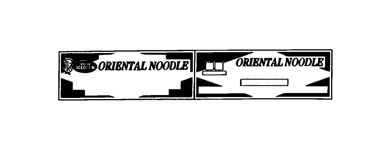 Mẫu nhãn hiệu ORIENTAL NOODLE