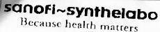 Mẫu nhãn hiệu SANOFI-SYNTHELABO BECAUSE HEALTH MATTERS