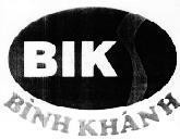 Mẫu nhãn hiệu BIK Bình Khánh