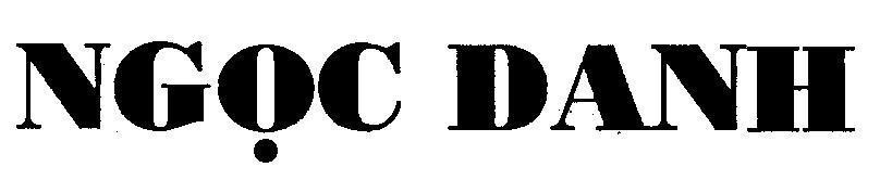 Mẫu nhãn hiệu NGọC DANH