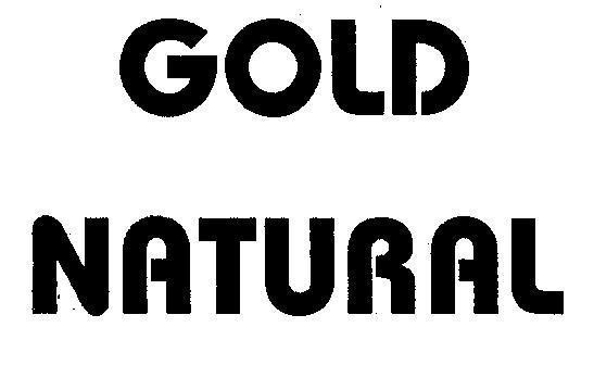 Mẫu nhãn hiệu GOLD NATURAL