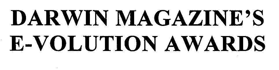Mẫu nhãn hiệu DARWIN MAGAZINE'S E-VOLUTION AWARDS
