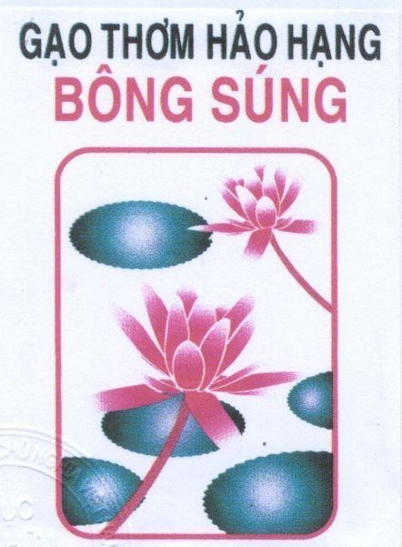 Mẫu nhãn hiệu Gạo Thơm Hảo Hạng Bông Súng