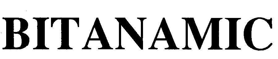 Mẫu nhãn hiệu BITANAMIC