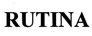 Mẫu nhãn hiệu RUTINA