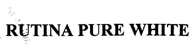 Mẫu nhãn hiệu RUTINA PURE WHITE
