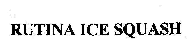Mẫu nhãn hiệu RUTINA ICE SQUASH