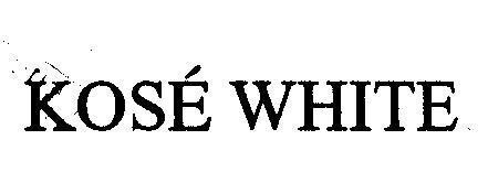 Mẫu nhãn hiệu KOSé WHITE