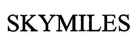 Mẫu nhãn hiệu SKYMILES