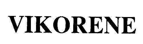 Mẫu nhãn hiệu VIKORENE