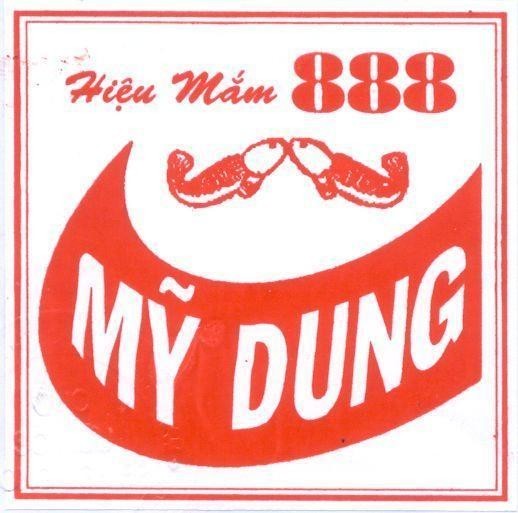 Mẫu nhãn hiệu Hiệu Mắm 888 Mỹ DUNG