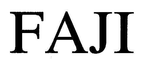 Mẫu nhãn hiệu FAJI