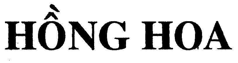 Mẫu nhãn hiệu HồNG HOA