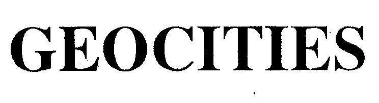 Mẫu nhãn hiệu GEOCITIES