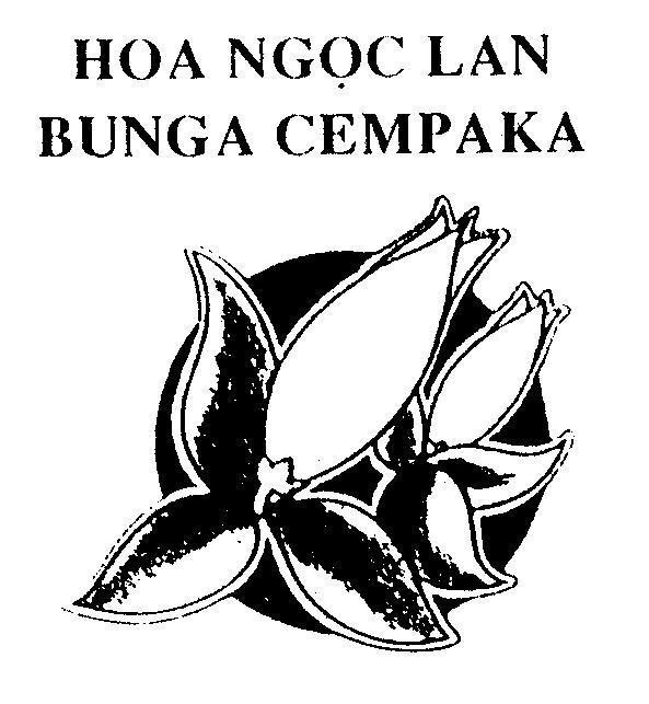 Mẫu nhãn hiệu HOA NGọC LAN BUNGA CEMPAKA