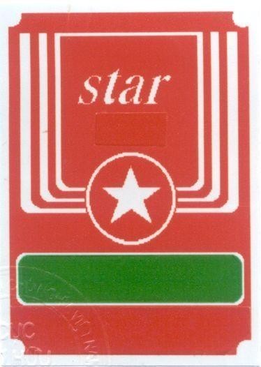 Mẫu nhãn hiệu STAR