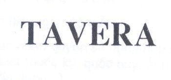 Mẫu nhãn hiệu TAVERA
