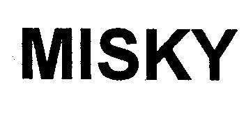 Mẫu nhãn hiệu MISKY