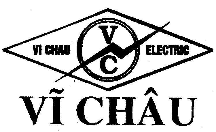Mẫu nhãn hiệu VICHAU ELECTRIC VC Vĩ CHÂU
