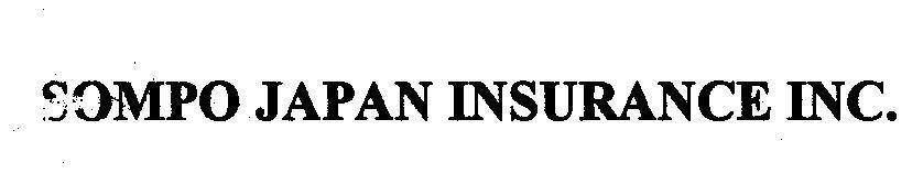 Mẫu nhãn hiệu SOMPO JAPAN INSURANCE INC