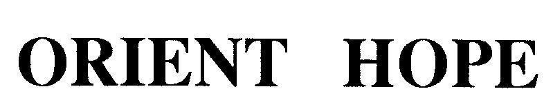 Mẫu nhãn hiệu ORIENT HOPE