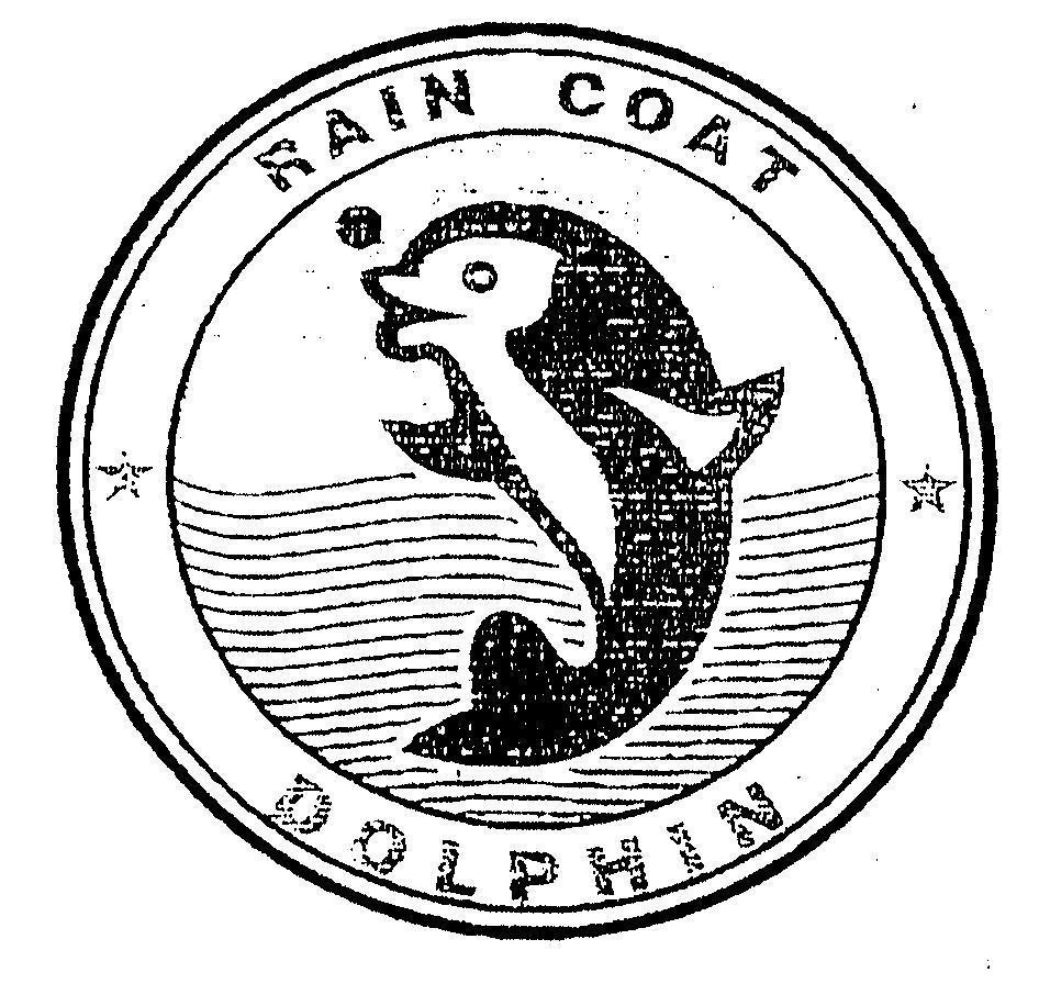 Mẫu nhãn hiệu RAIN COAT DOLPHIN