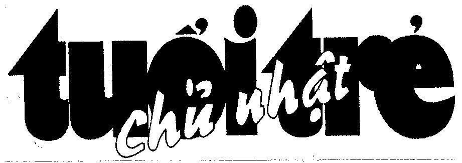 Mẫu nhãn hiệu tuổi trẻ chủ nhật